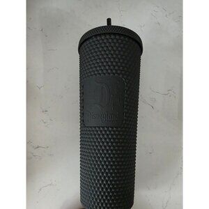 New Disney Disneyland Starbucks Studded Tumbler Black Logo on Back